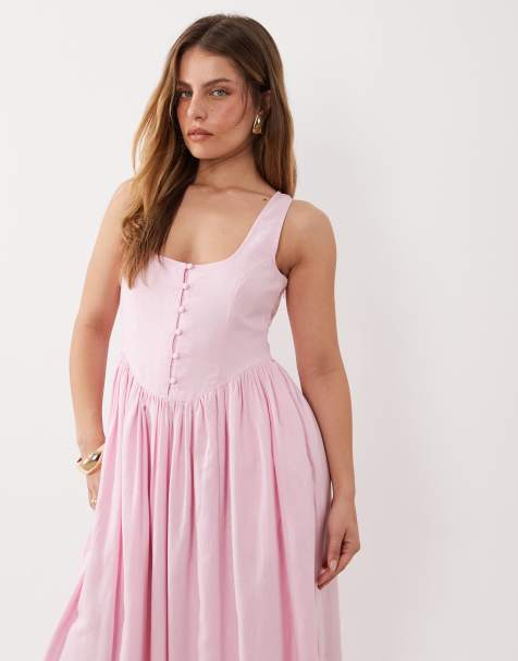 sachin and babi light blue dress Pink Midi Dresses