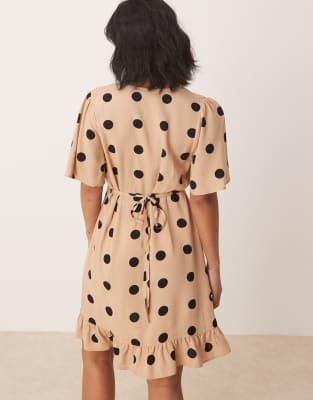 Nobody's Child Petite Dalia Mini Tea Dress In Multi