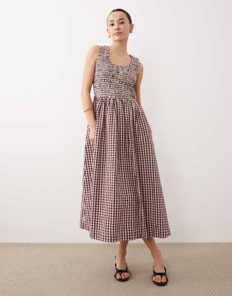 Nobody's Child Petite – Kinsley – Midaxi-Kleid in Rot - view 1