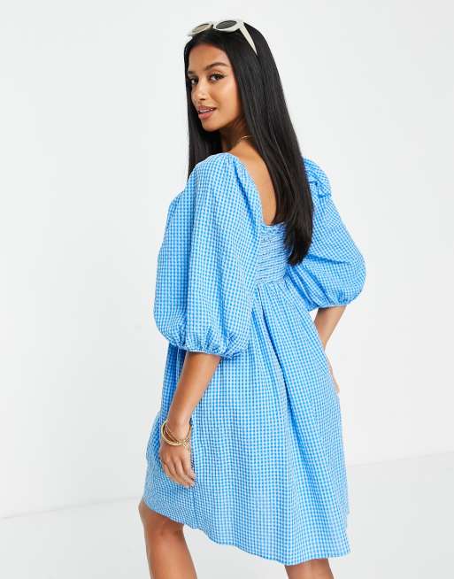 Nobody's Child Petite – Kylie – Minikleid in Blau, 2 von 4