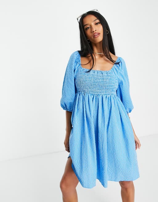 Nobody's Child Petite – Kylie – Minikleid in Blau, 4 von 4
