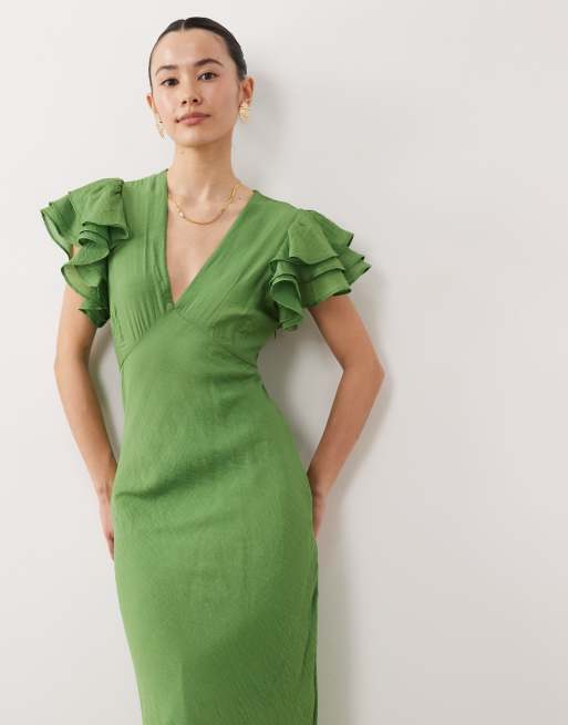 Nobody's Child Petite - Layla - Robe mi-longue - Vert, 3 de 4