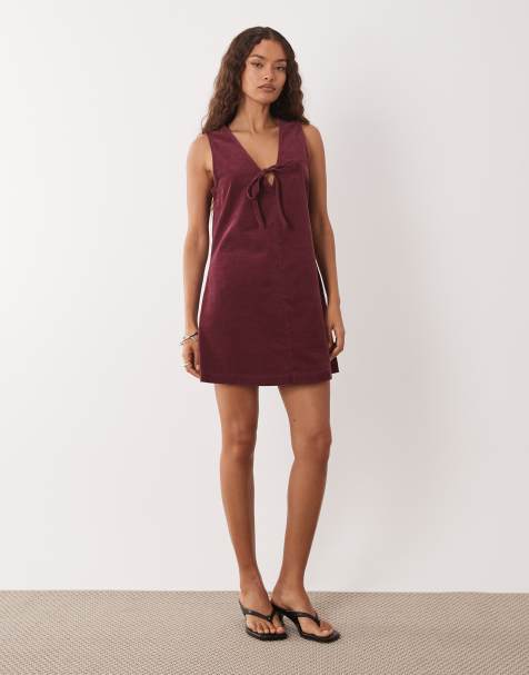 tank midi dress Women's Striped Tank Midi Dress - Mocha Small | Women's Online Boutique | Boho Chic Style