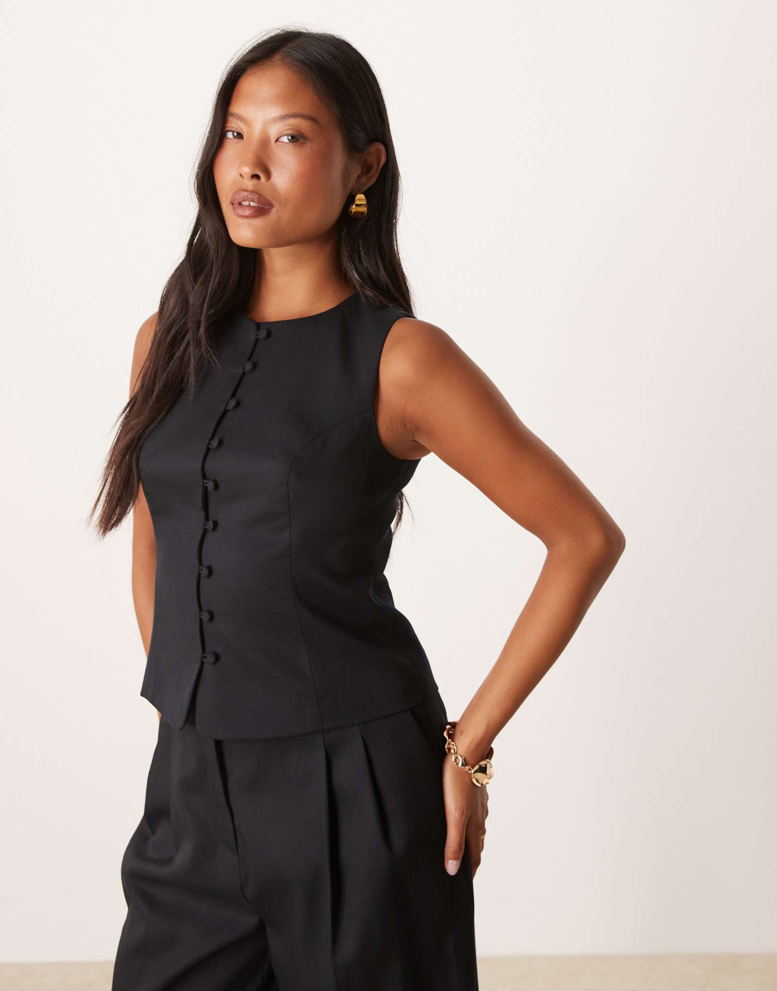 Черный жилет Nobody's Child Petite Pippa - часть комплекта