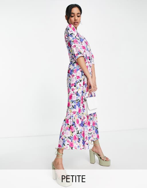 Nobody's Child Petite - Rachel - Vestito con stampa a fiori multicolore e tasche