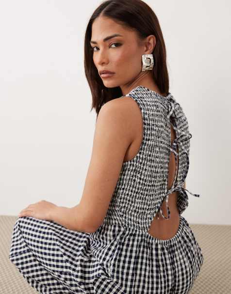 Women's Gingham Clothes | Gingham Dresses & Trousers | ASOS