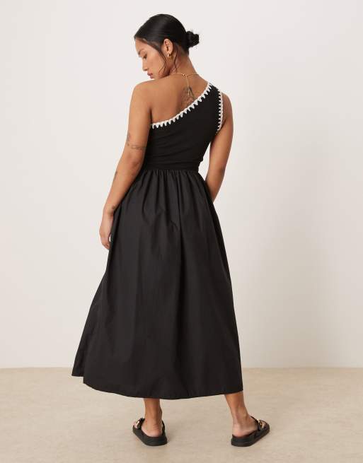sabrina black dress Sabrina Floor-Length Boat Neck Bridesmaid Dress main image 1