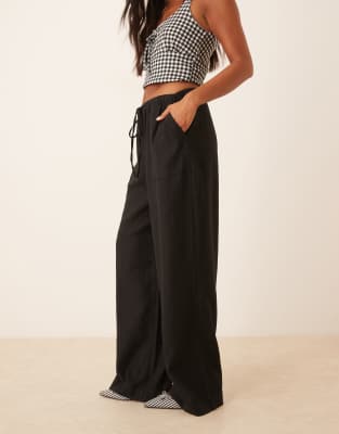 Nobody's Child Petite Shona Straight Leg Pants