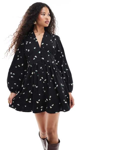 Nobody's Child Petite Starlight mini dress in floral print - view 1