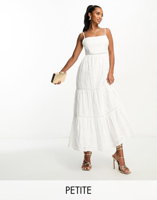 Petite white dresses clearance uk