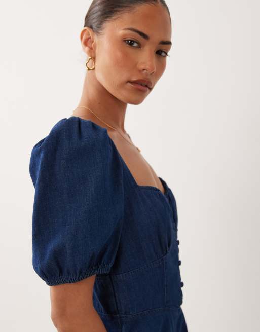 stetson denim dress 11-057-0594-2045 Womens Shirt Dark Blue – J.C. Western® Wear Size:60 This dress features smile Fit_Loose Fit Collabo Lace Trim Denim
