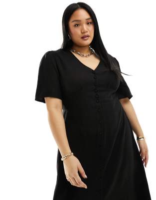 Cheap plus outlet size black dress