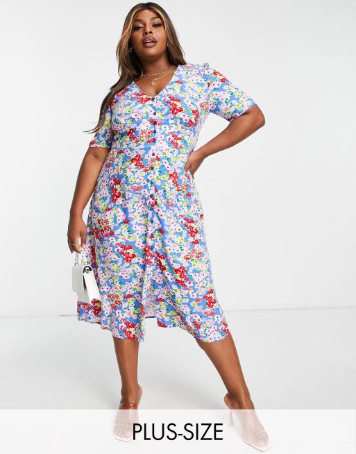 Nobody's Child Plus - Alexa - Robe à fleurs - Multicolore