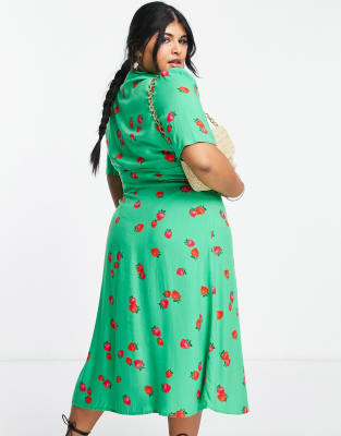 strawberry dress plus size