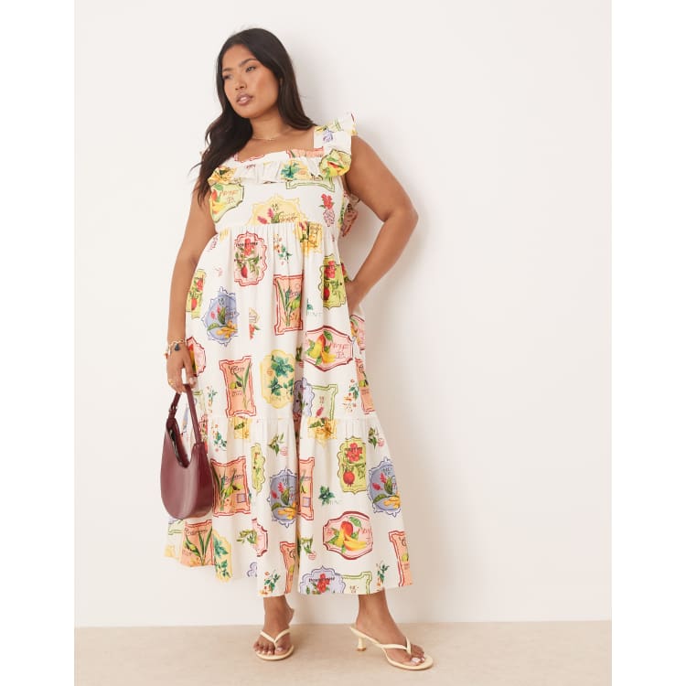 【タグ付未使用】Hesiod Frills Dress THE TOE 新品タグ付】THE TOE HESIOD FRILL DRESS