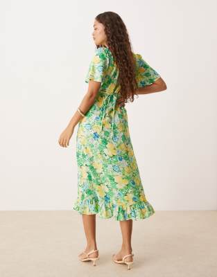 Nobody's Child Petite Nobody's Child Plus Dahlia Midi Tea Dress