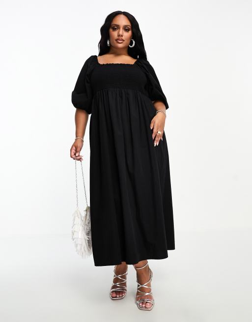 Nobody's Child Plus - Kylie - Robe mi-longue - Noir