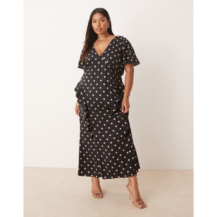 niana ANDRESD flocky dot pants dress　M flocky dot pants dress | ANDRESD