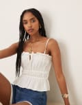 [Nobody's Child] Nobody's Child Polly cami top in white 10 White