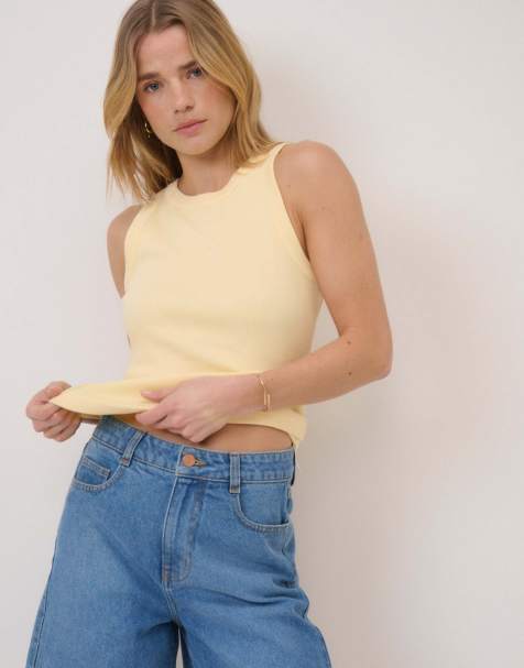 Nobody's Child Racer vest in yellow