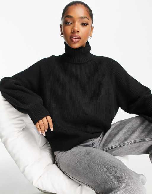 Nobody's Child – Raglanpullover in Schwarz