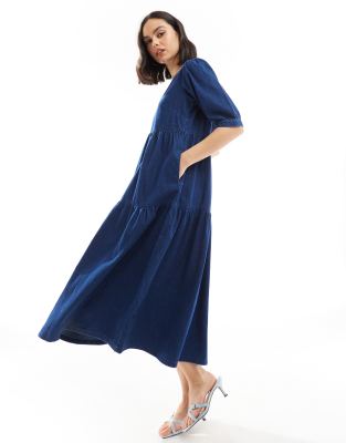 Thumbnail - Nobody's Child - Rochelle - Midi-Jeanskleid in Blau