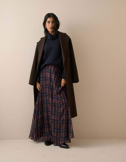 Nobody's Child Roll neck oversized jumper in blue, 3 of 5