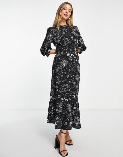 Nobody's Child - Selena - Robe à imprimé zodiaque - Noir