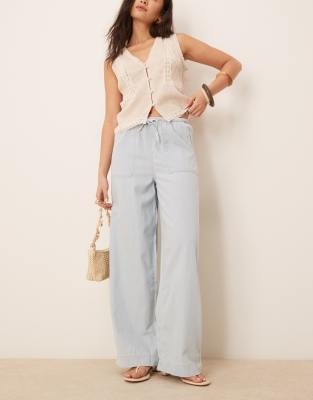 Nobody's Child - Shona - Hose aus Denim-Twill in Hellblau