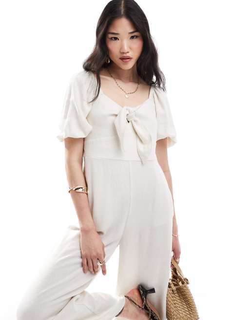 Nobody's Child – Simone – Jumpsuit in Steinbeige