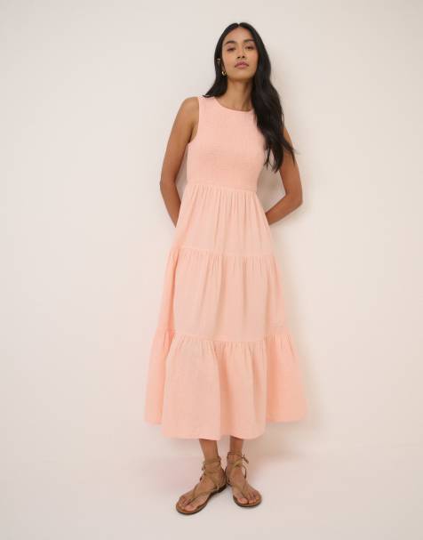 Nobody's Child Sleeveless charlie midi dress in pink - view 1