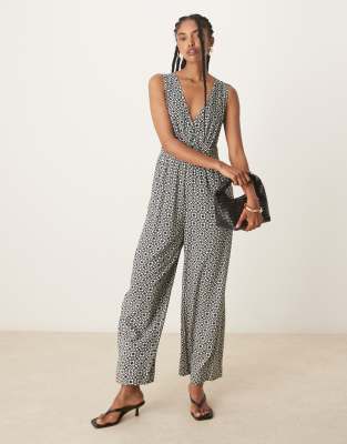 NOBODY'S CHILD STARLIGHT SLEEVELESS JUMPSUIT 