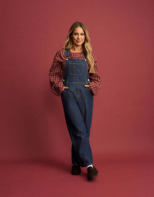 Nobody's Child Straight leg dungarees in rinse, 5 of 7