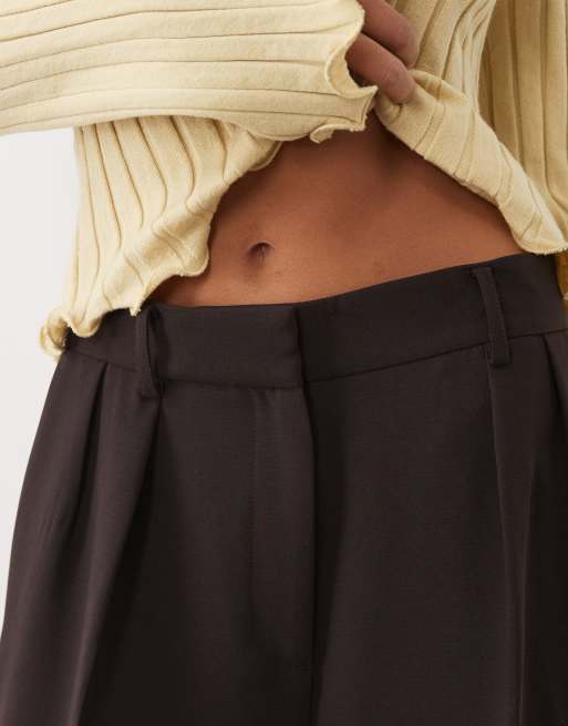 Nobody's Child tailored wide leg trouser co-ord in chocolate, 2 of 5