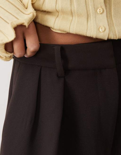 Nobody's Child tailored wide leg trouser co-ord in chocolate, 4 of 5