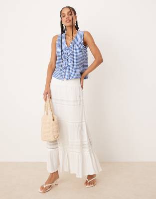 NOBODY'S CHILD TESSA TIE DETAIL SLEEVELESS TOP 