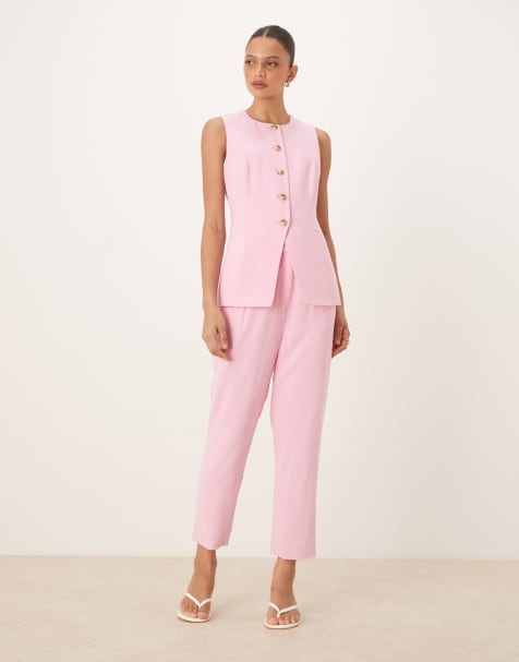 Nobody's Child vest set in pink - view 1