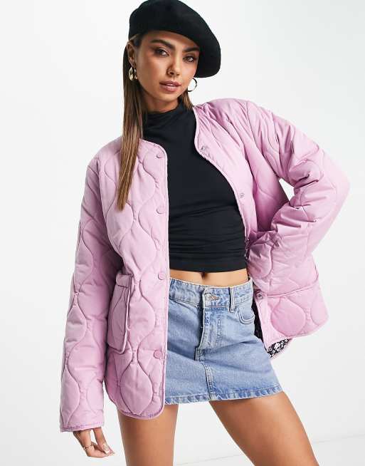 Nobody's Child - Veste matelassée courte - Lilas