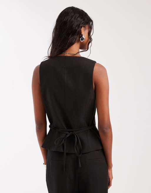 Nobody's Child - Vinnie - Elegante gilet in grijs, deel van co-ord set, 4 van 4