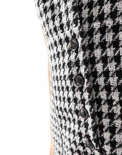 Nobody's Child Zack mini pinny dress in gingham, 3 of 4