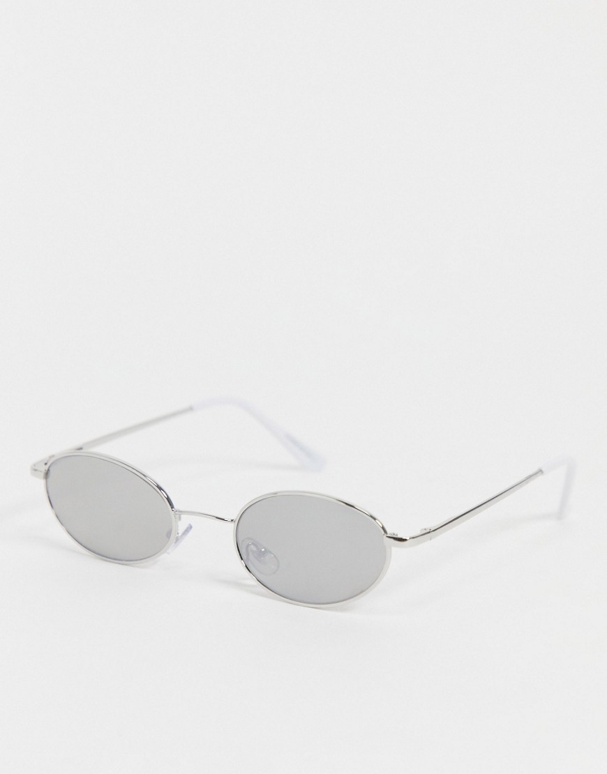 Noisy May 90’s round sunglasses in silver