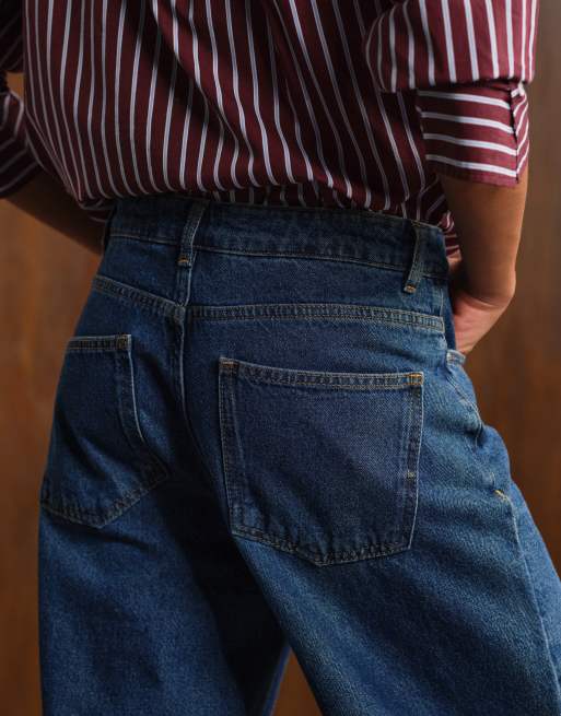 Noisy May - Alexa - Jeans dritti a vita medio alta blu scuro, 4 di 5