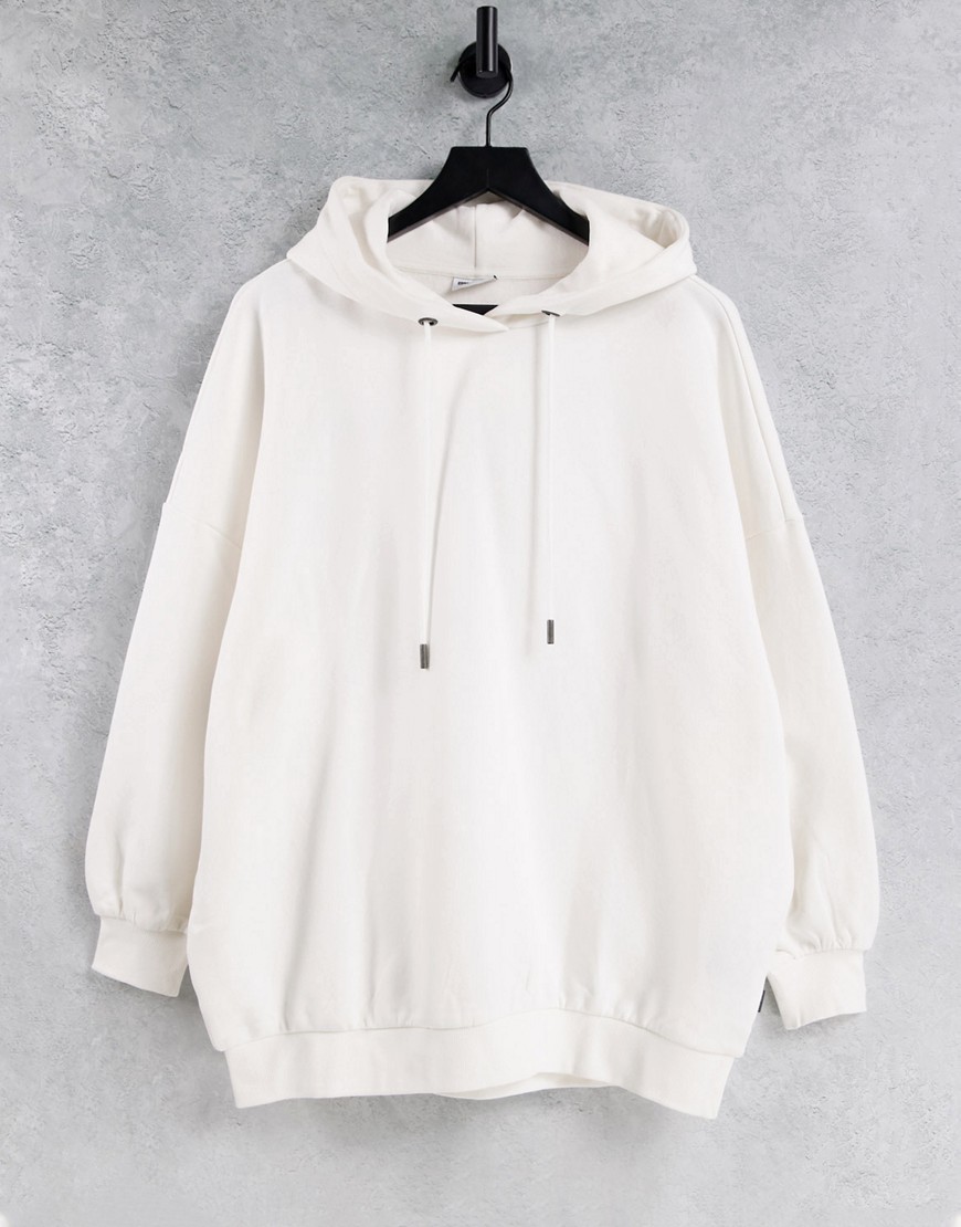 Noisy May - Believe - Oversized hoodie met lange mouwen in gebroken wit