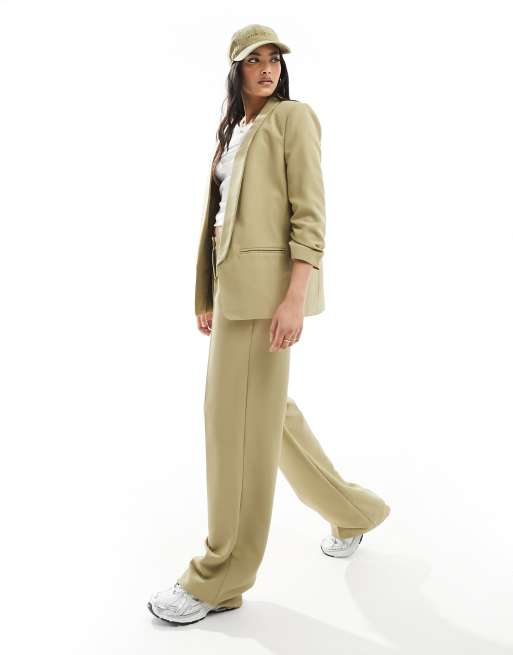 Noisy May - Blazer comodo color sabbia in coordinato