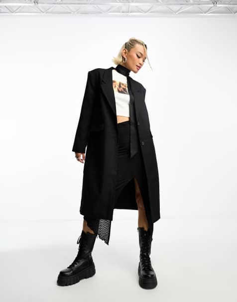 Noisy May - Blazer long - Noir - view 1