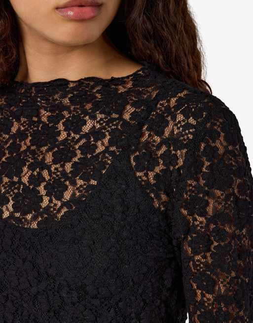Noisy May Blouse in black1, 4 of 6