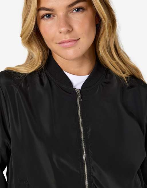 Noisy May – Bomberjacke in Schwarz, 4 von 7