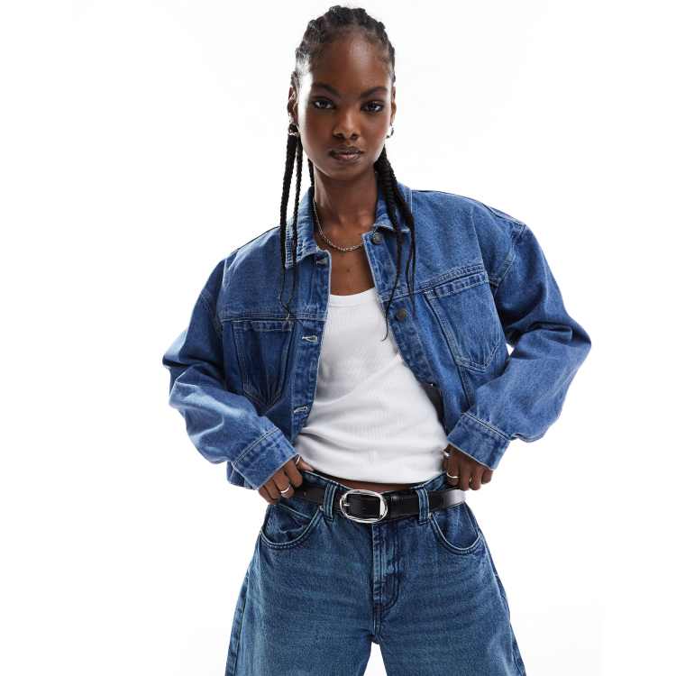 Noisy may sale oversized denim jacket