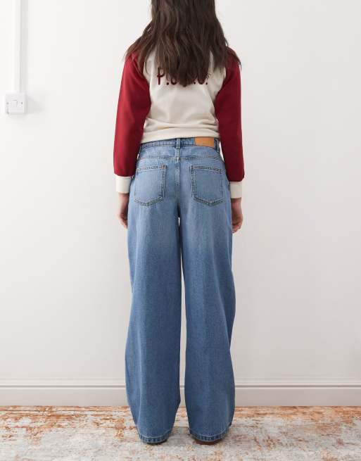 Noisy May - Brandy - Jeans ampi a vita medio alta lavaggio blu medio, 2 di 5