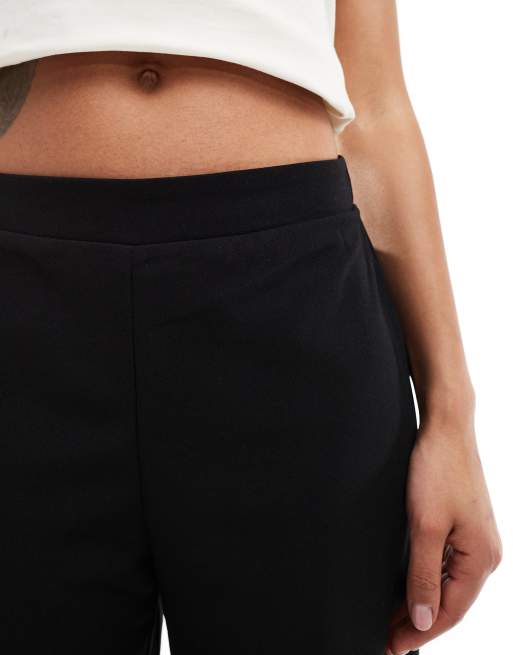 Noisy May - Broek met wijde pijpen en elastische tailleband in zwart, 2 van 5